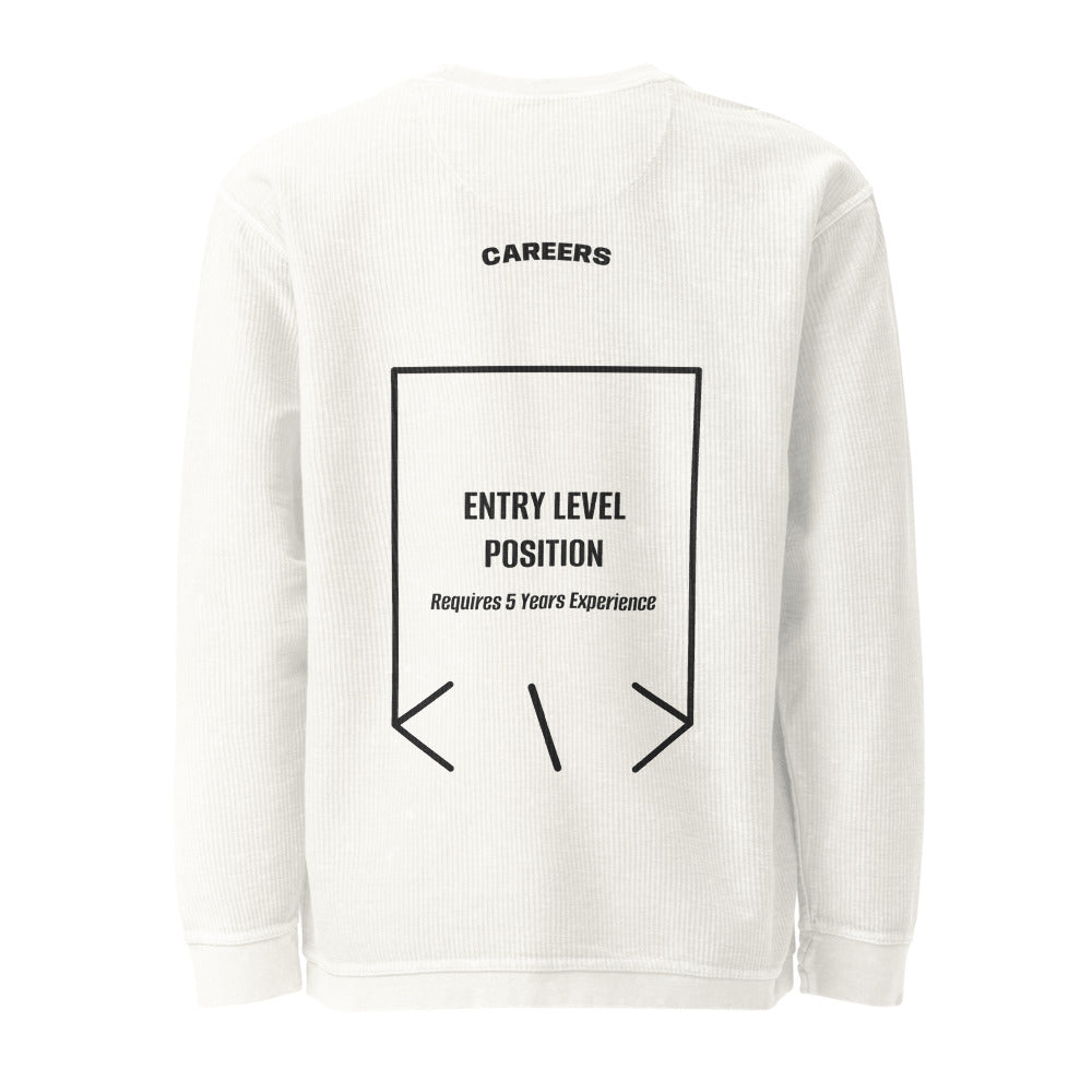 Entry Level Position — Ivory Black back mockup