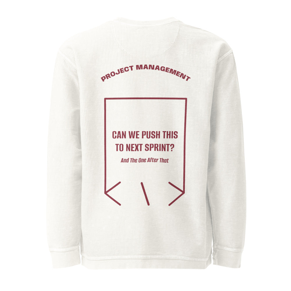 Can We Push This To Next Sprint? — Ivory Maroon back mockup