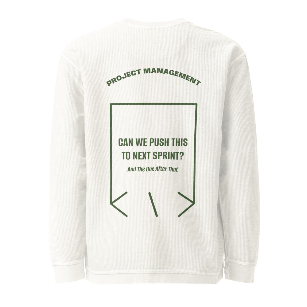 Can We Push This To Next Sprint? — Ivory Green back mockup