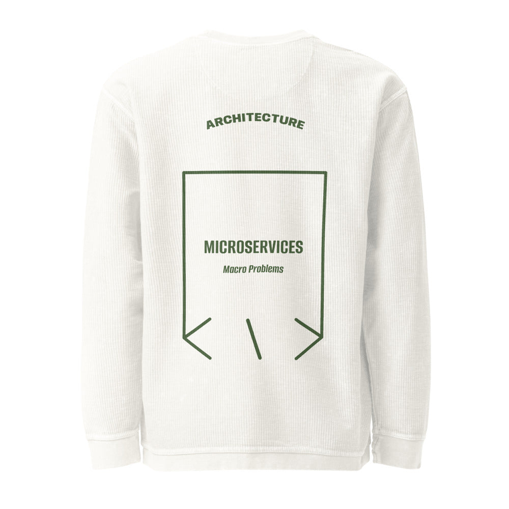 Microservices — Ivory Green back mockup