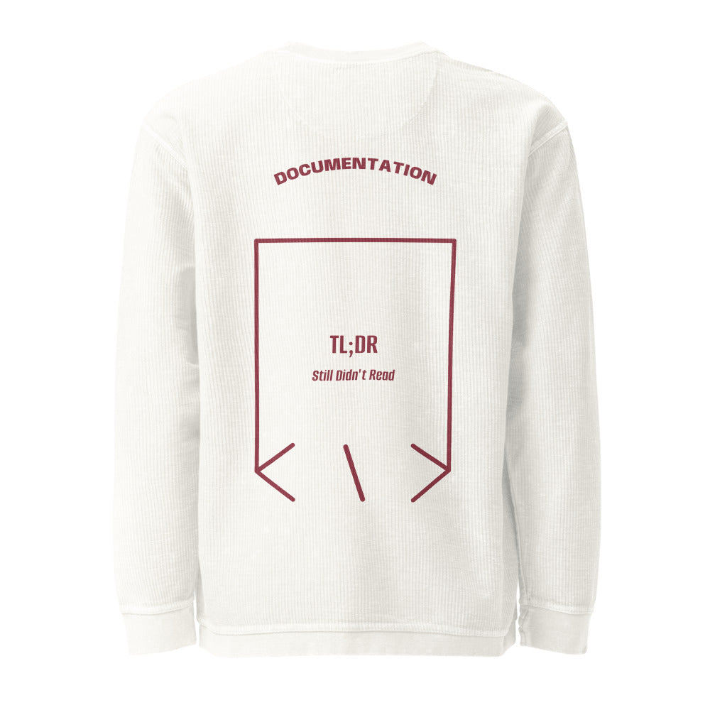TL;DR — Ivory Maroon back mockup