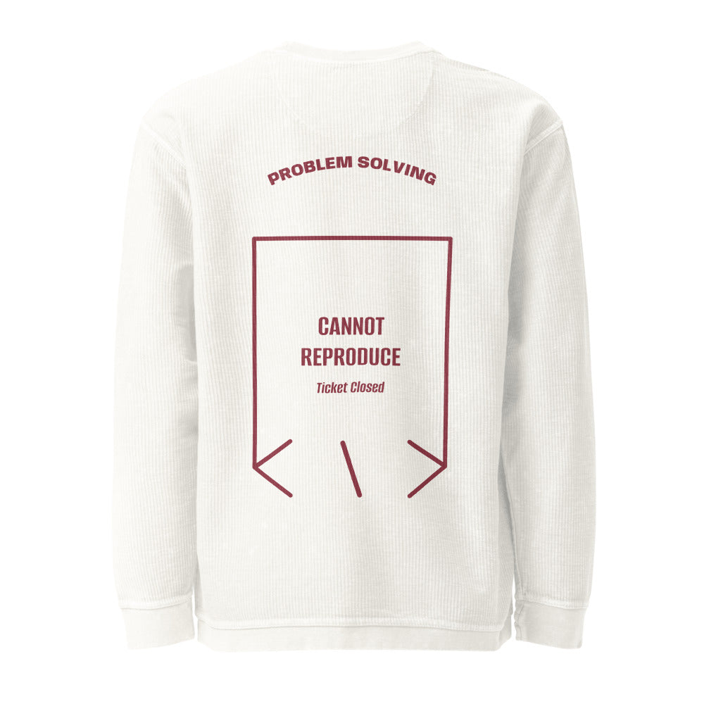 Cannot Reproduce — Ivory Maroon back mockup