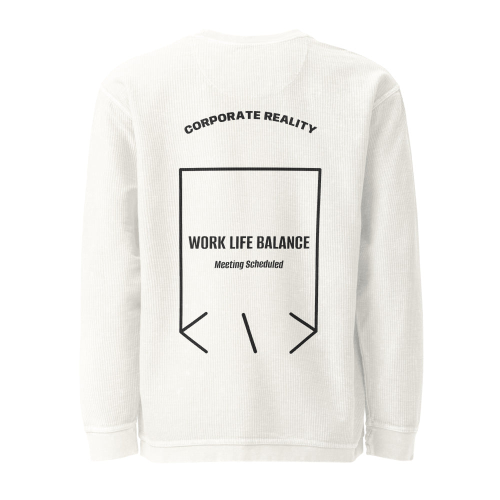 Work Life Balance — Ivory Black back mockup