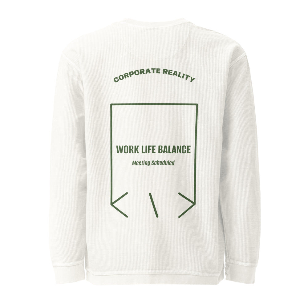Work Life Balance — Ivory Green back mockup