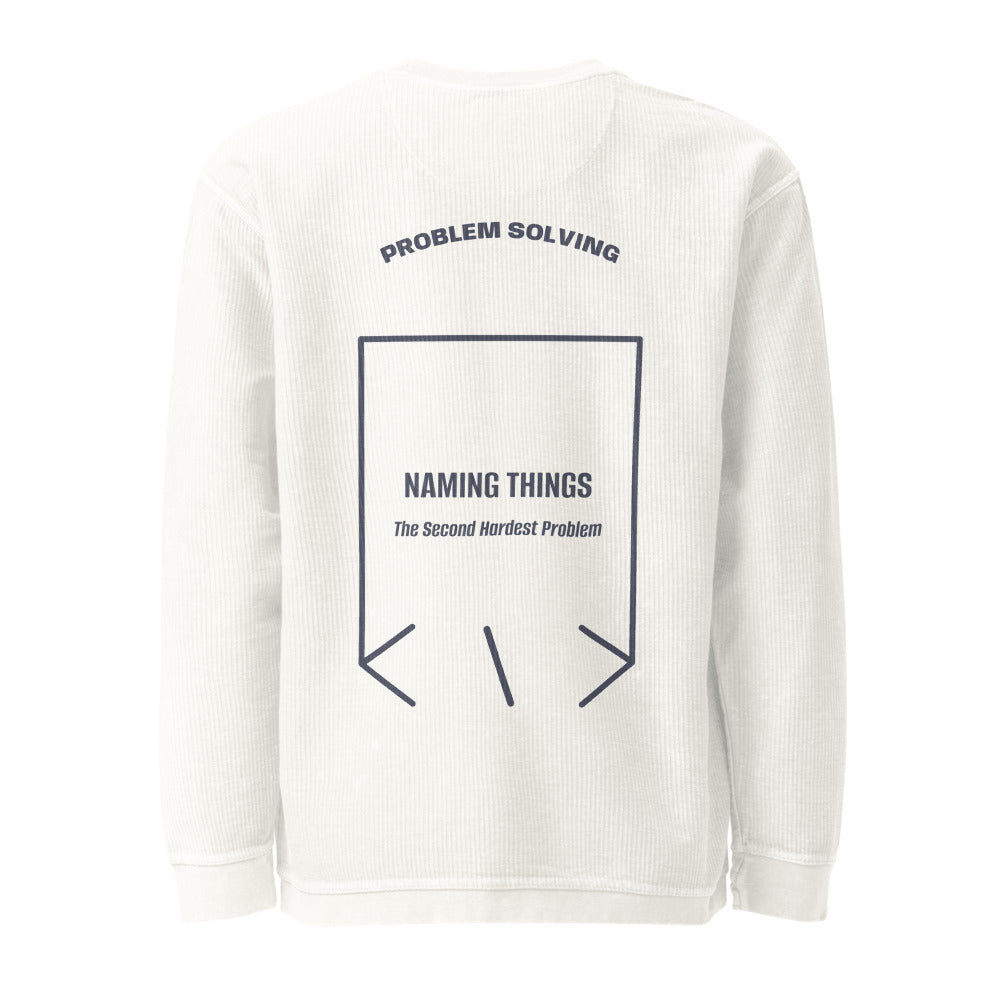 Naming Things — Ivory Navy back mockup