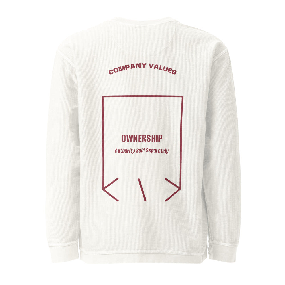 Ownership — Ivory Maroon back mockup