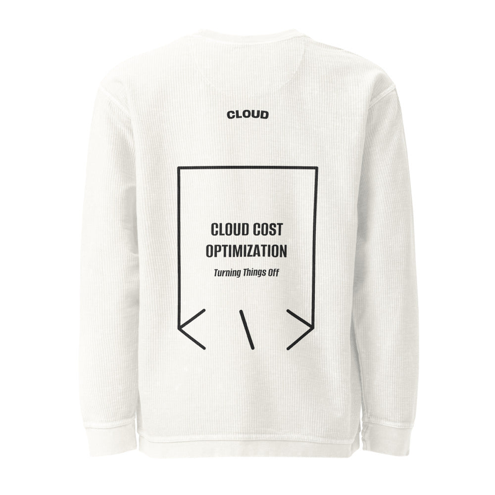 Cloud Cost Optimization — Ivory Black back mockup