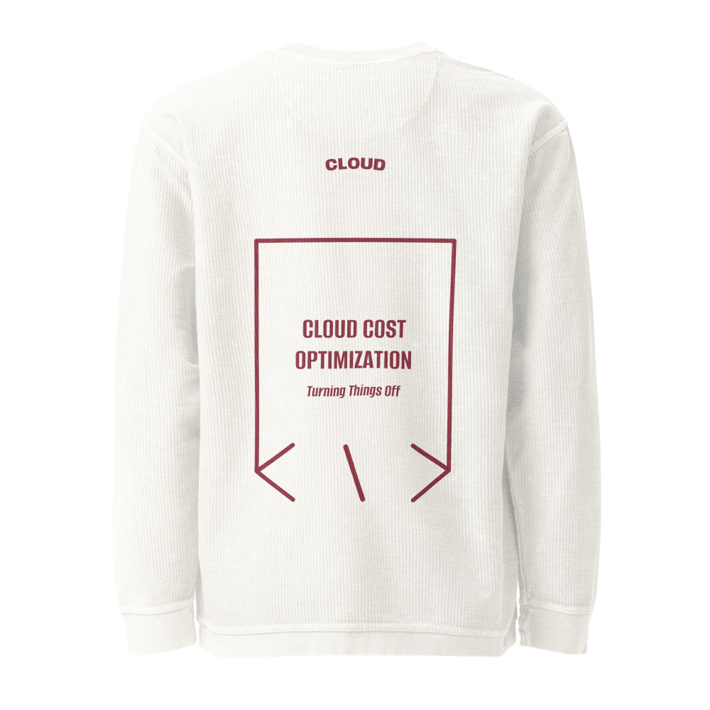 Cloud Cost Optimization — Ivory Maroon back mockup
