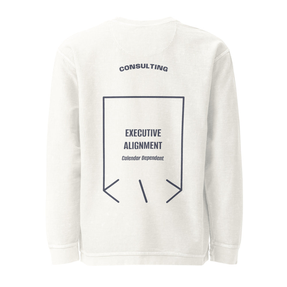 Executive Alignment — Ivory Navy back mockup