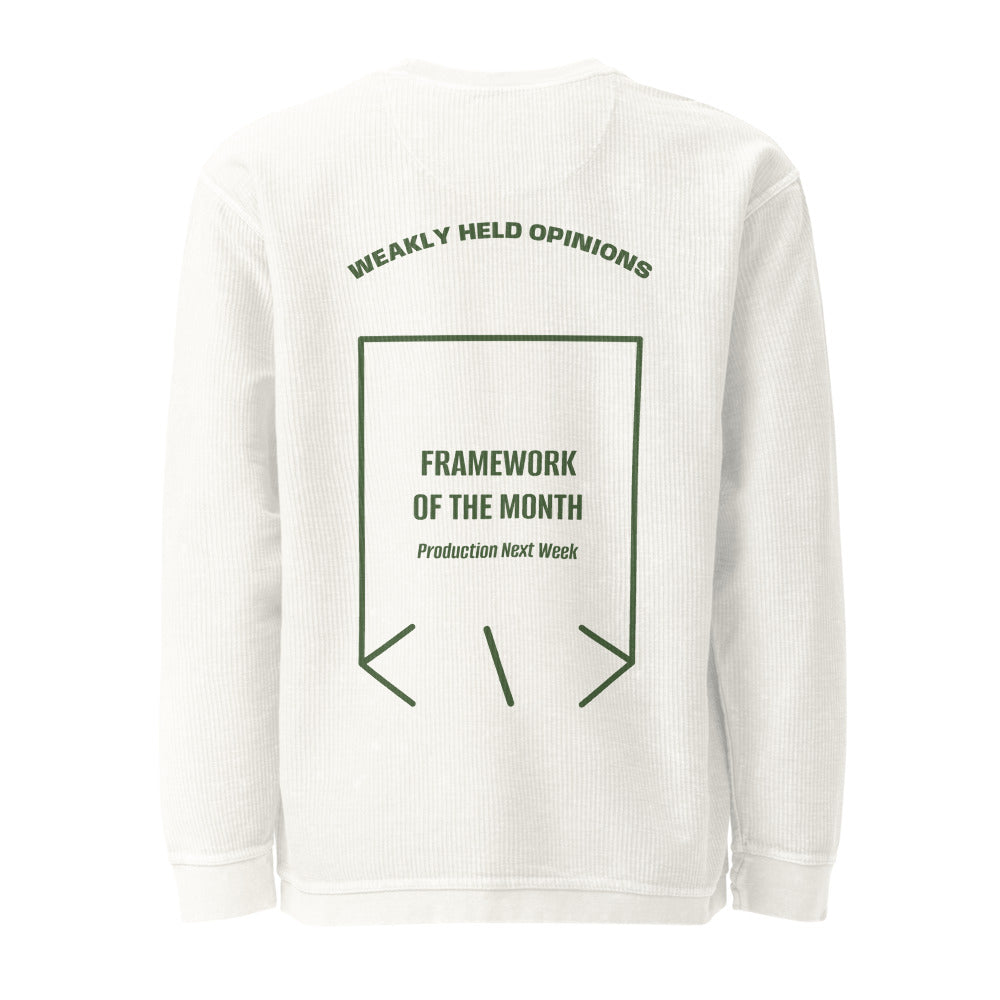 Framework Of The Month — Ivory Green back mockup