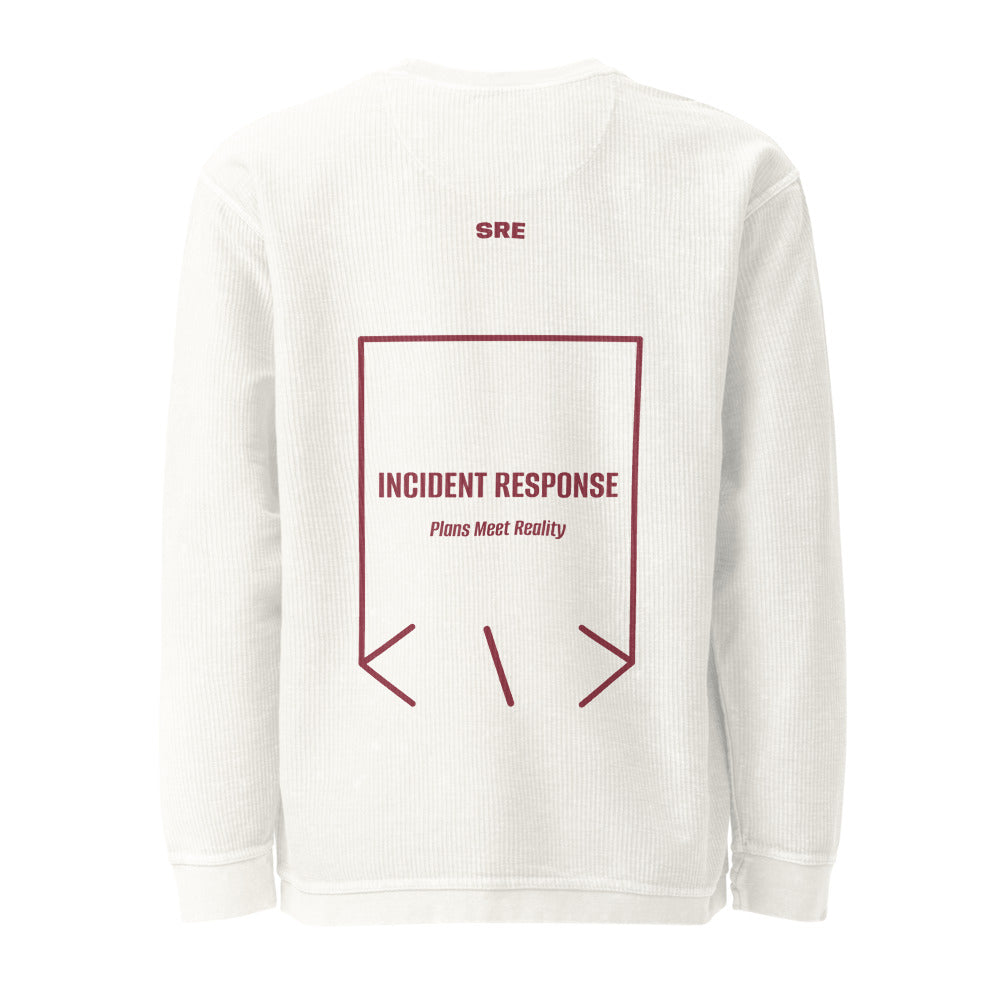 Incident Response — Ivory Maroon back mockup