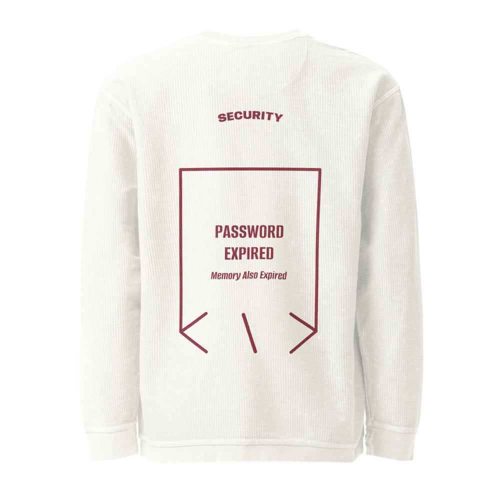 Password Expired — Ivory Maroon back mockup