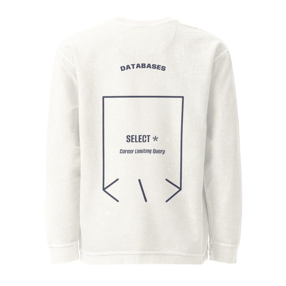 SELECT * — Ivory Navy back mockup