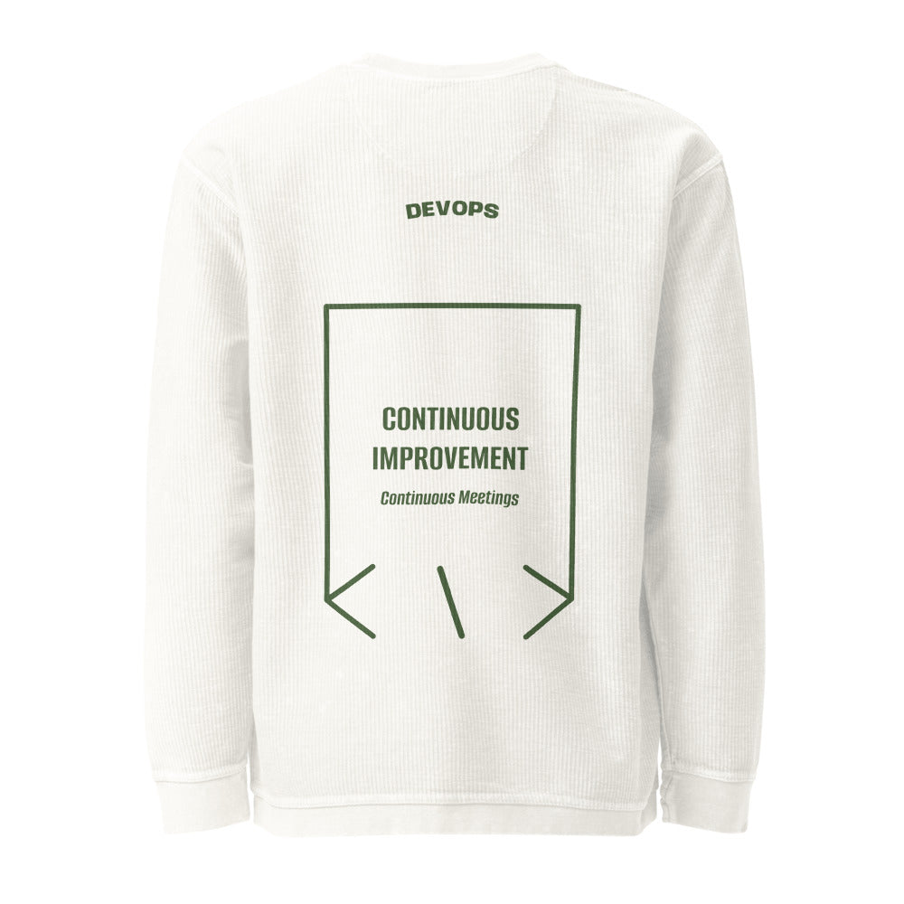 Continuous Improvement — Ivory Green back mockup