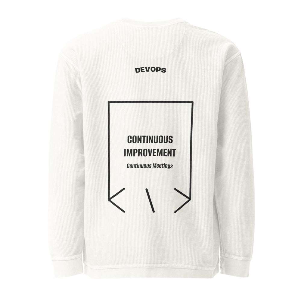 Continuous Improvement — Ivory Black back mockup