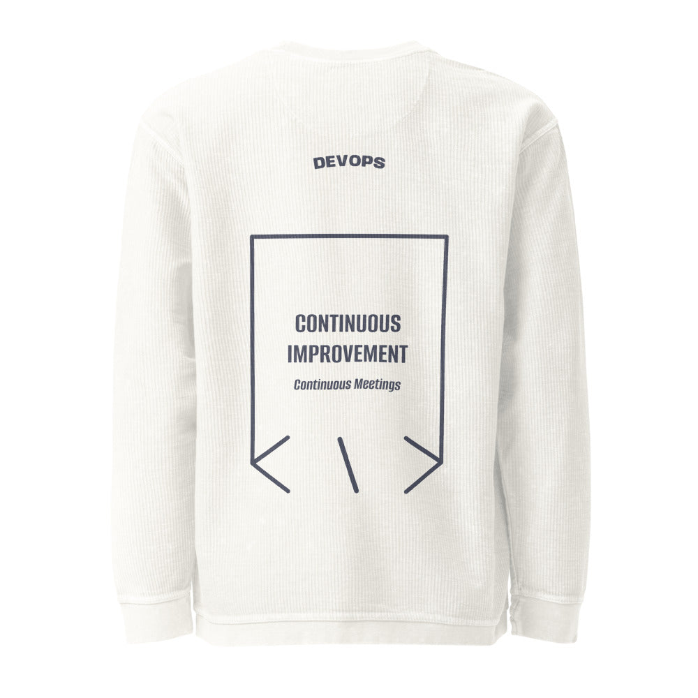 Continuous Improvement — Ivory Navy back mockup