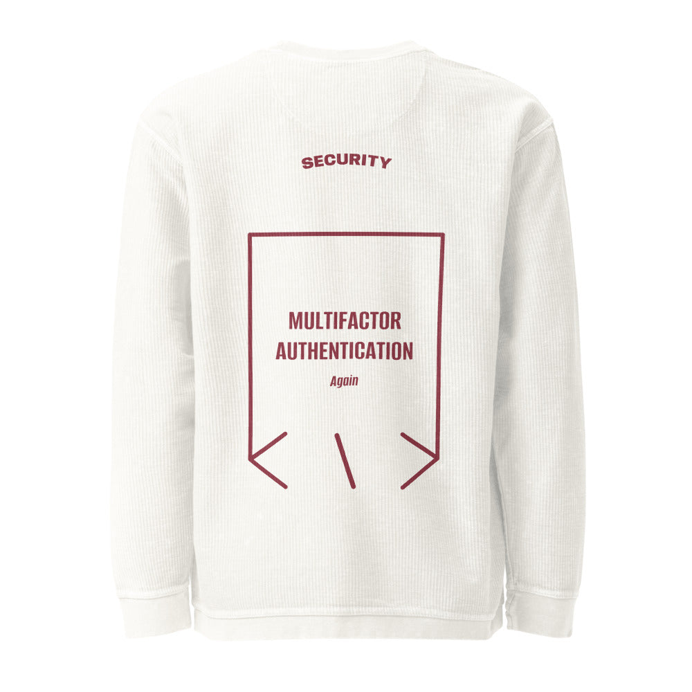 Multifactor Authentication — Ivory Maroon back mockup