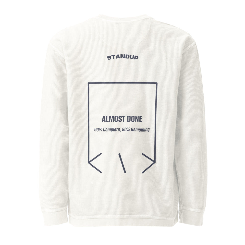 Almost Done — Ivory Navy back mockup