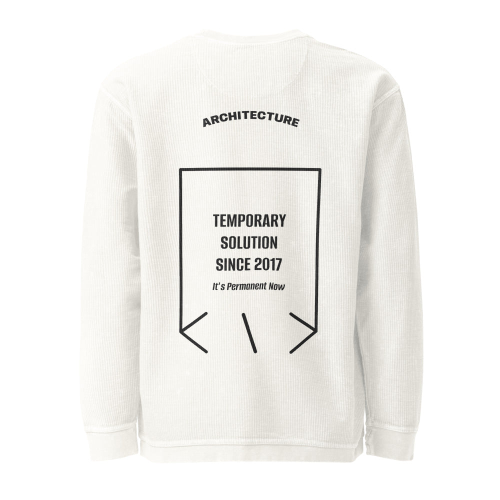 Temporary Solution Since 2017 — Ivory Black back mockup