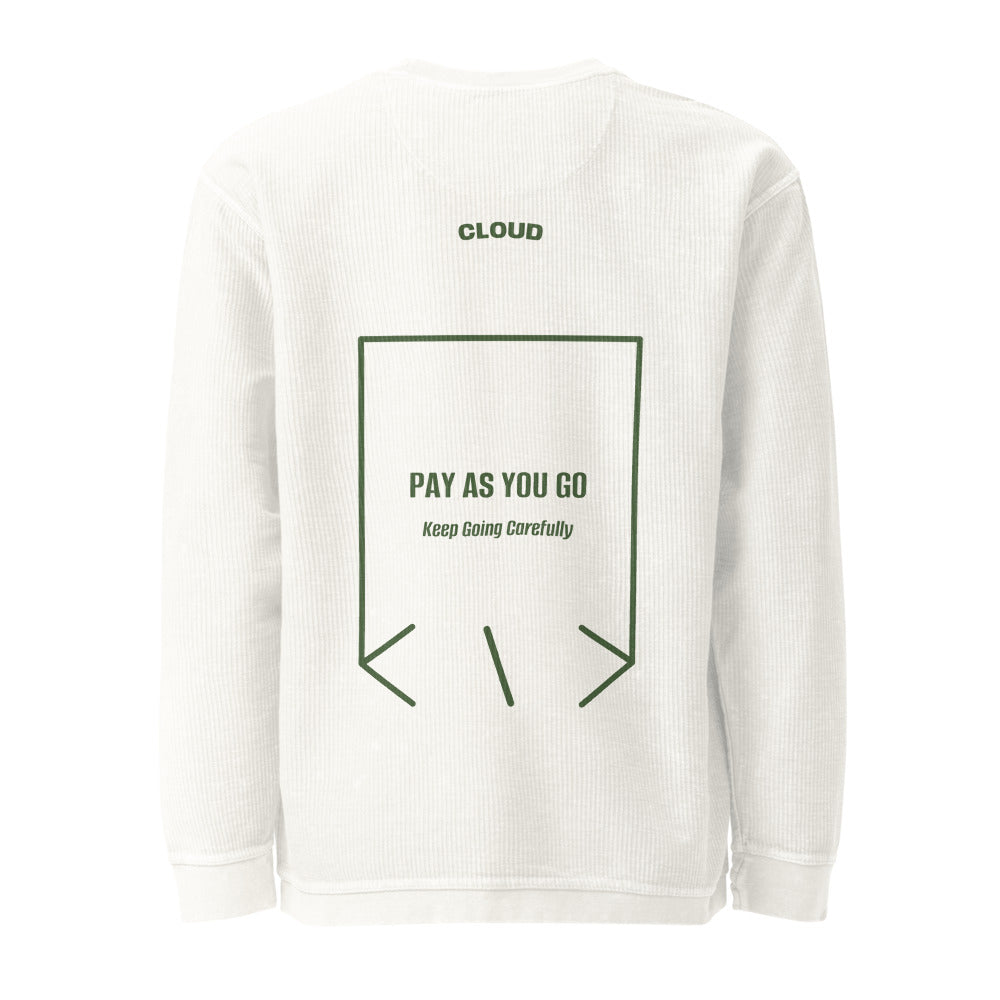 Pay As You Go — Ivory Green back mockup