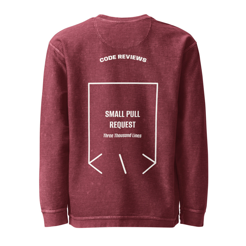 Small Pull Request — Maroon Ivory back mockup