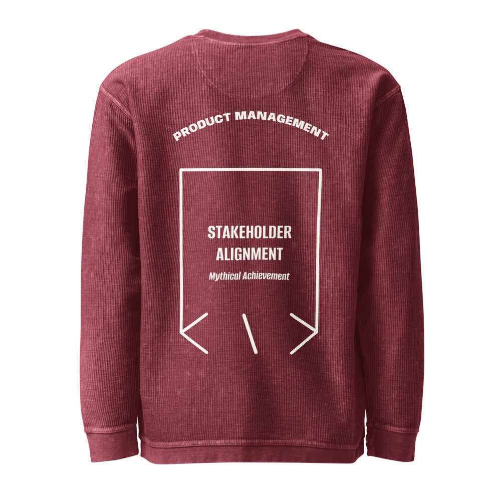 Stakeholder Alignment — Maroon Ivory back mockup