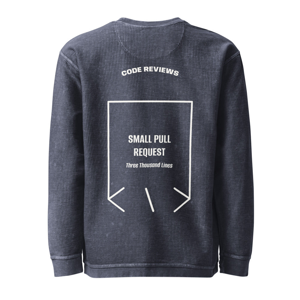 Small Pull Request — Navy Ivory back mockup