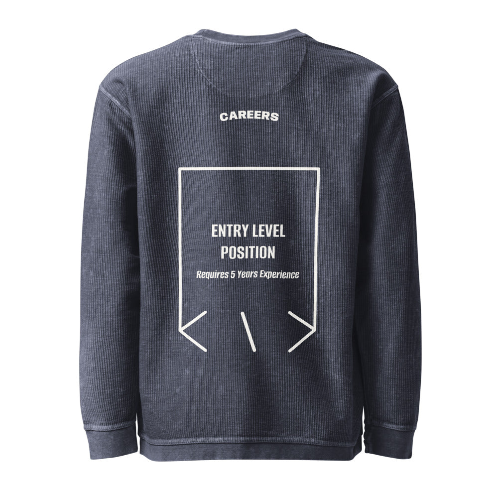 Entry Level Position — Navy Ivory back mockup
