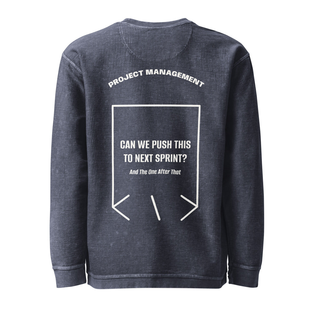 Can We Push This To Next Sprint? — Navy Ivory back mockup