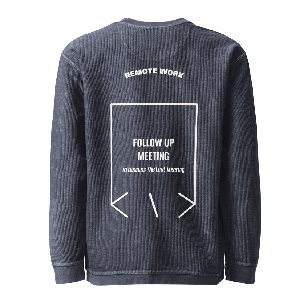 Follow Up Meeting — Navy Ivory back mockup