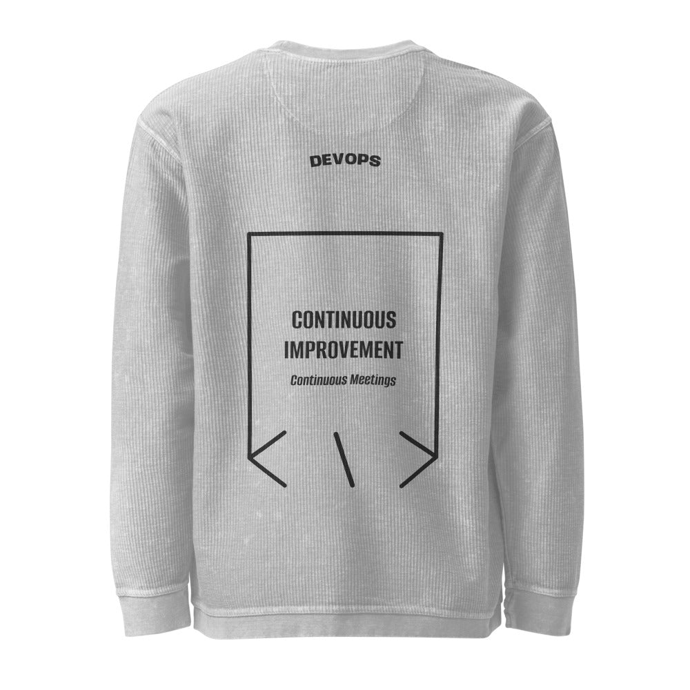 Continuous Improvement — Silver Black back mockup