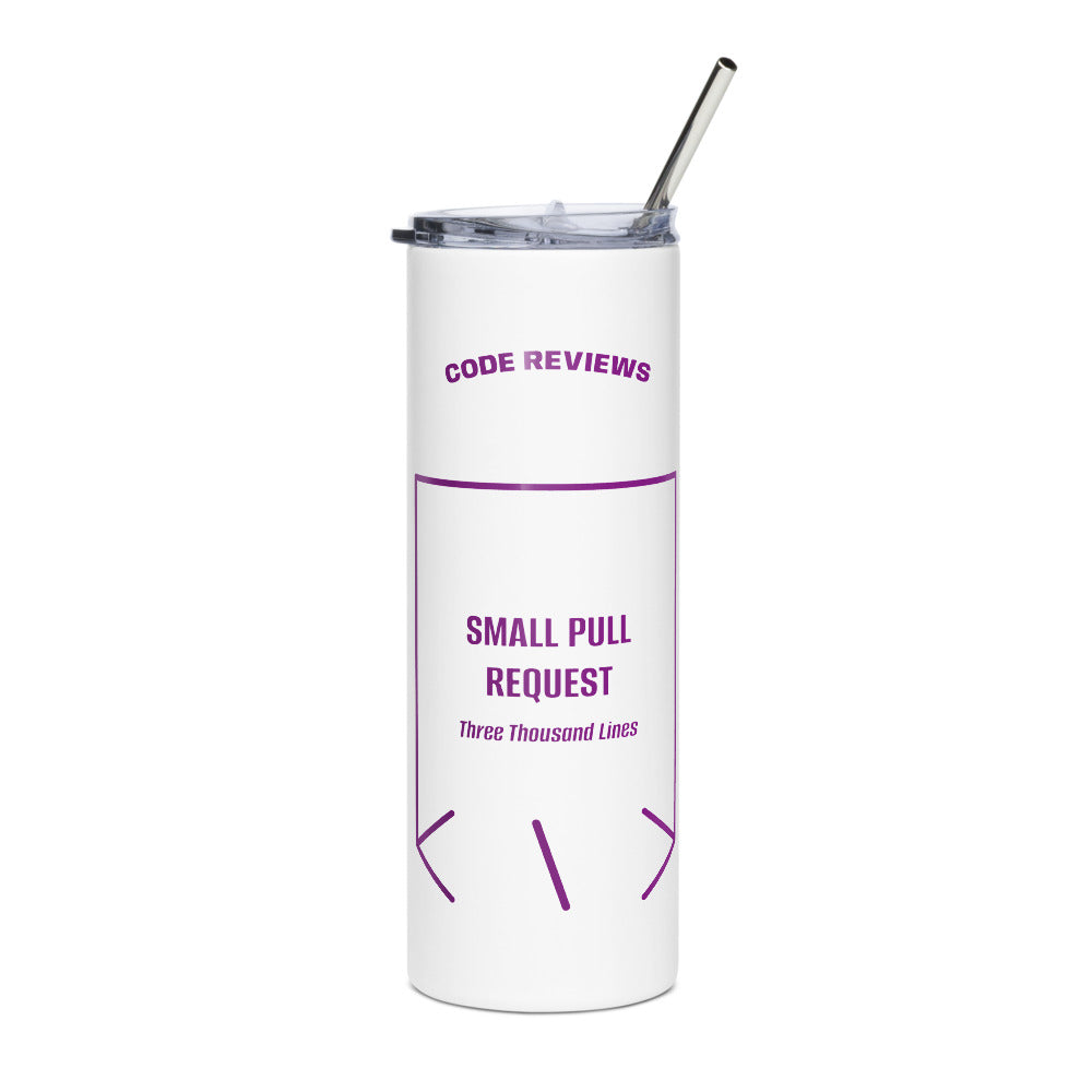 Small Pull Request — White Purple back mockup (20 oz)