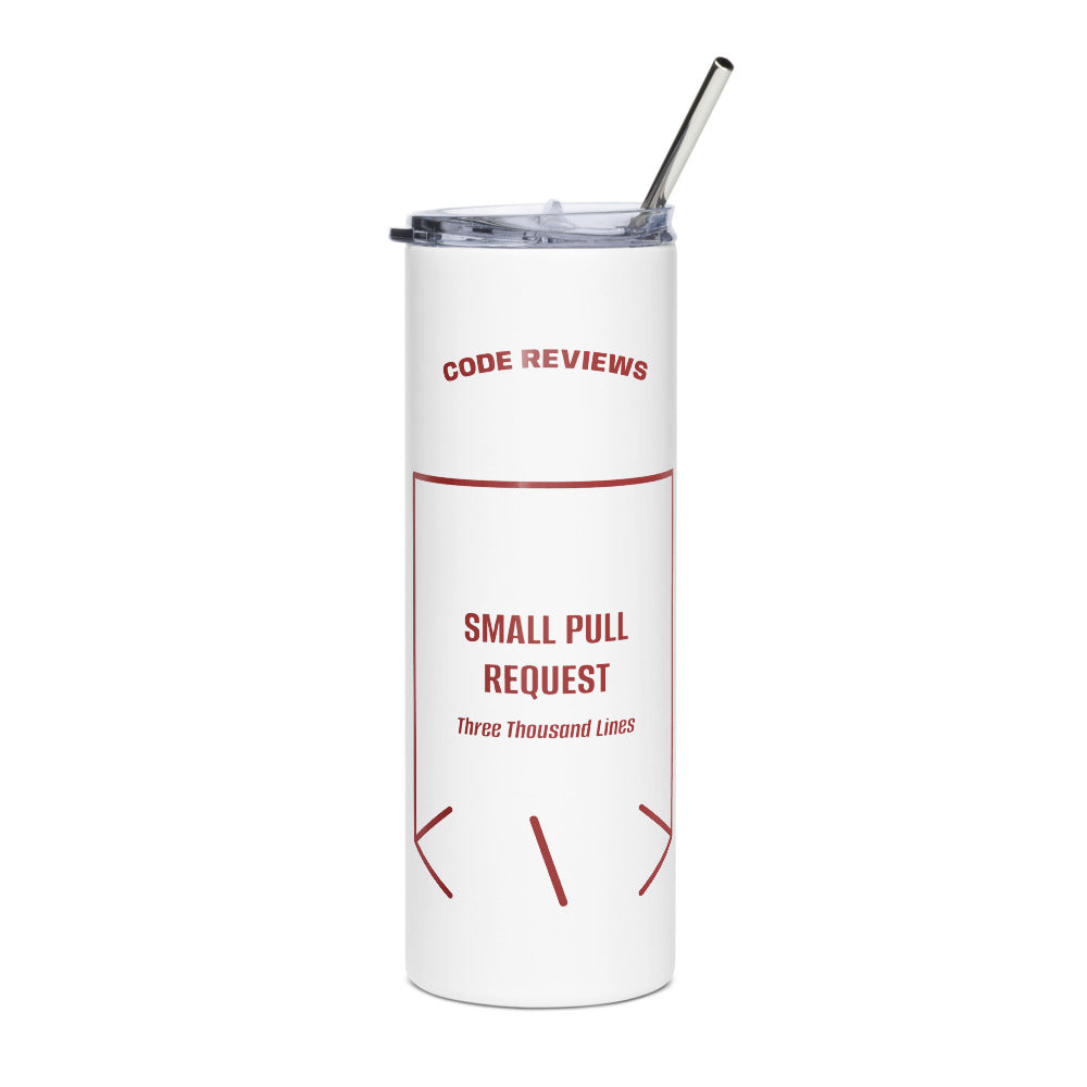 Small Pull Request — White Brown back mockup (20 oz)