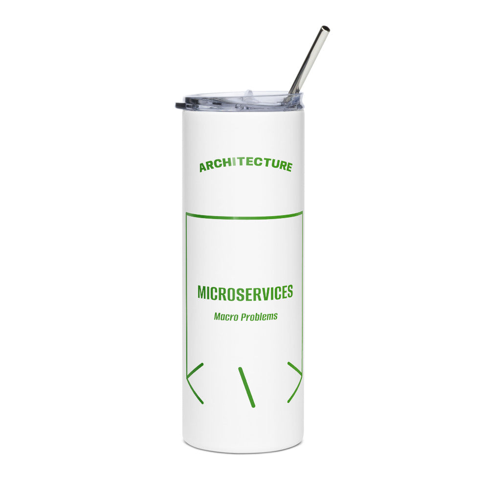 Microservices — White Green back mockup (20 oz)