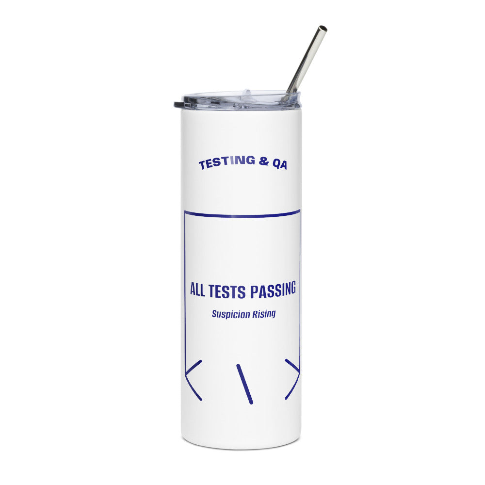 All Tests Passing — secondary back mockup