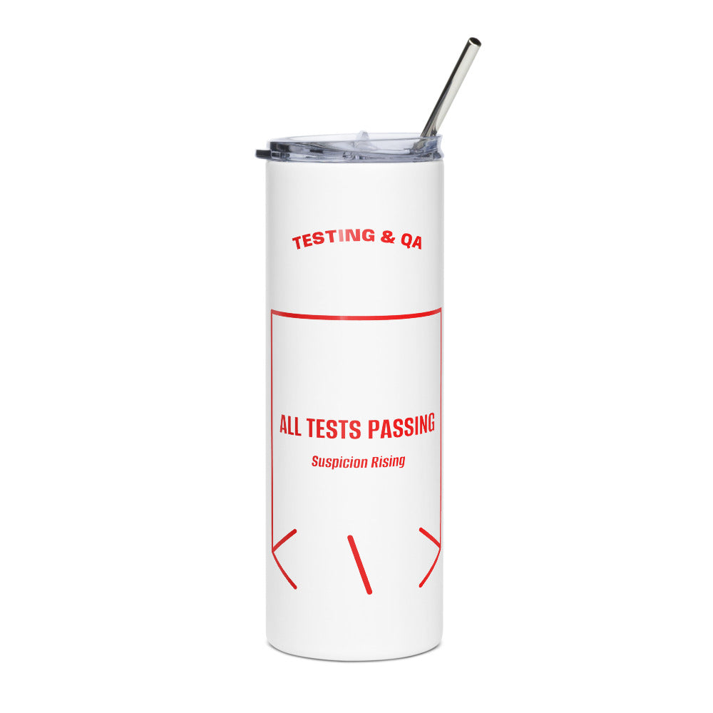 All Tests Passing — White Red back mockup (20 oz)