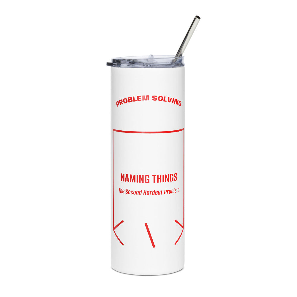 Naming Things — White Red back mockup (20 oz)