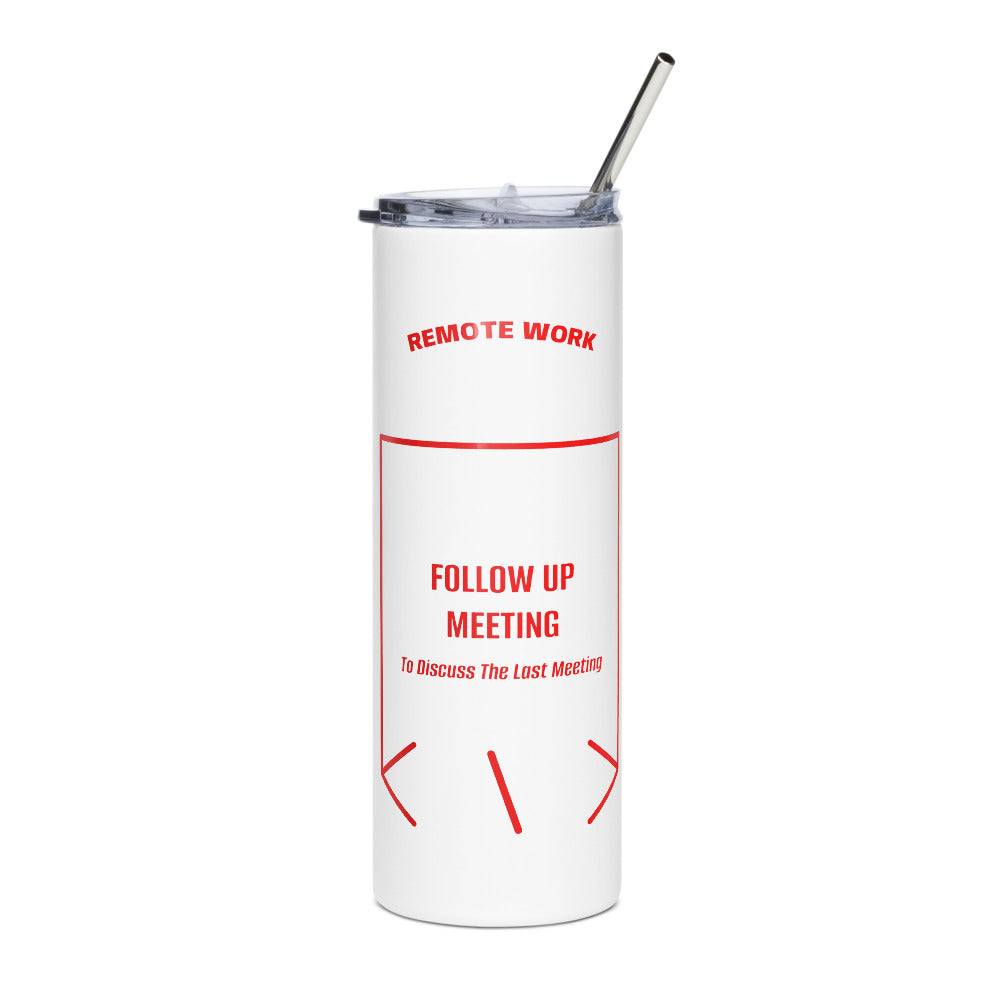 Follow Up Meeting — White Red back mockup (20 oz)
