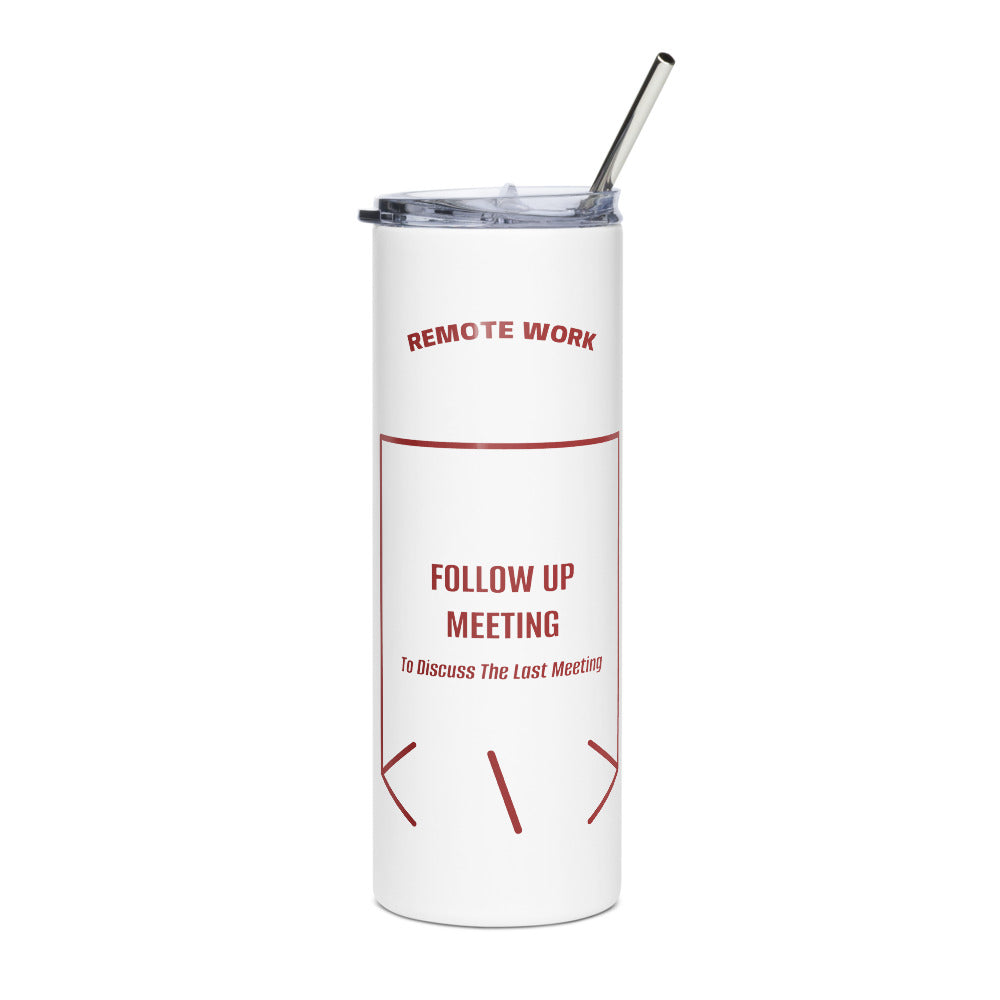 Follow Up Meeting — White Brown back mockup (20 oz)