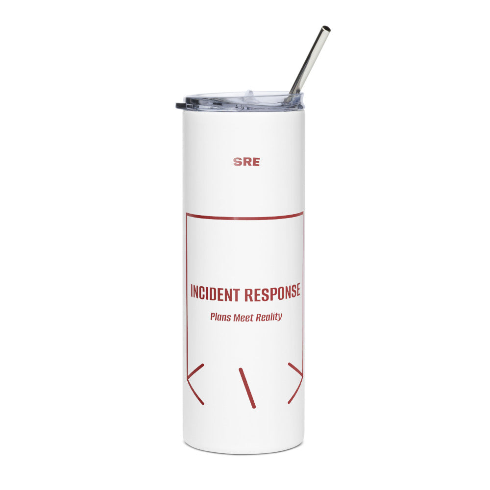 Incident Response — White Brown back mockup (20 oz)