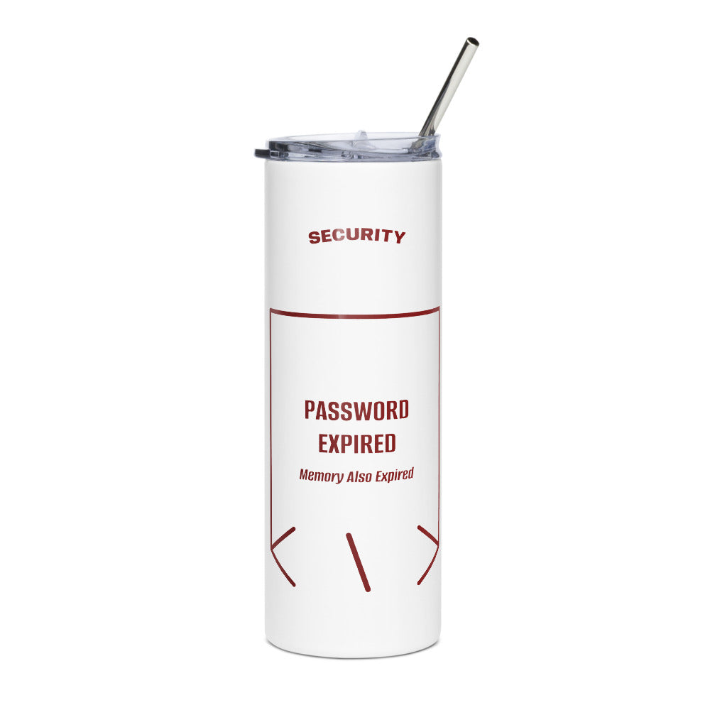 Password Expired — White Maroon back mockup (20 oz)
