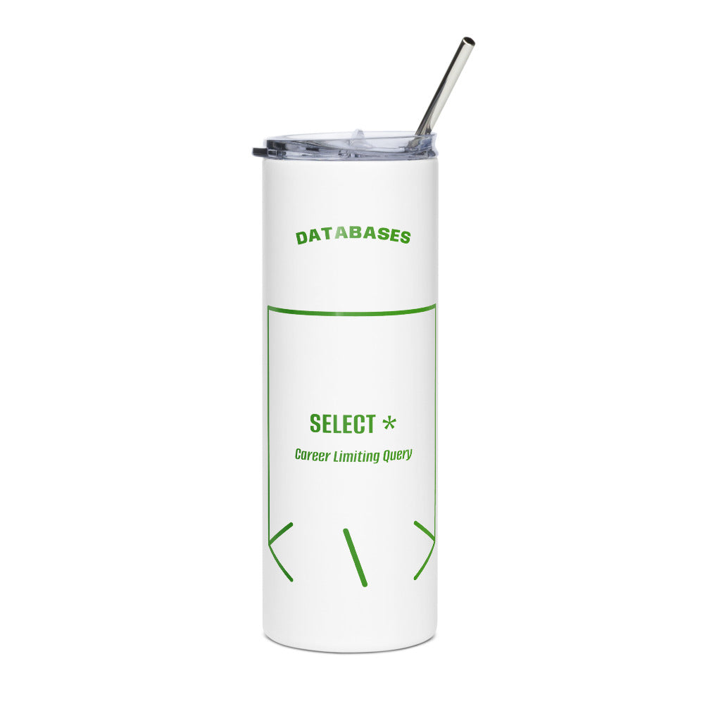 SELECT * — White Green back mockup (20 oz)
