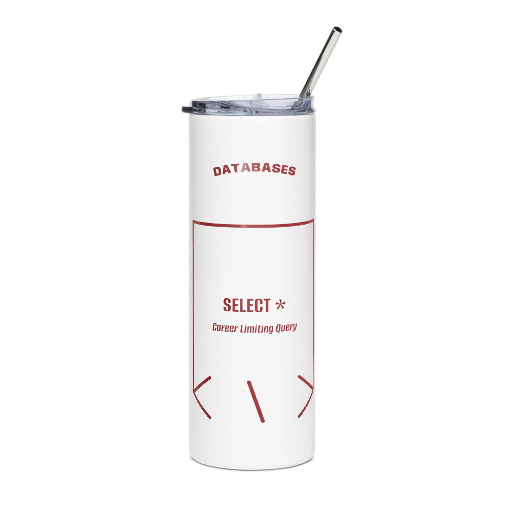 SELECT * — White Brown back mockup (20 oz)