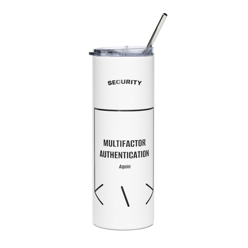 Multifactor Authentication — White Black back mockup (20 oz)