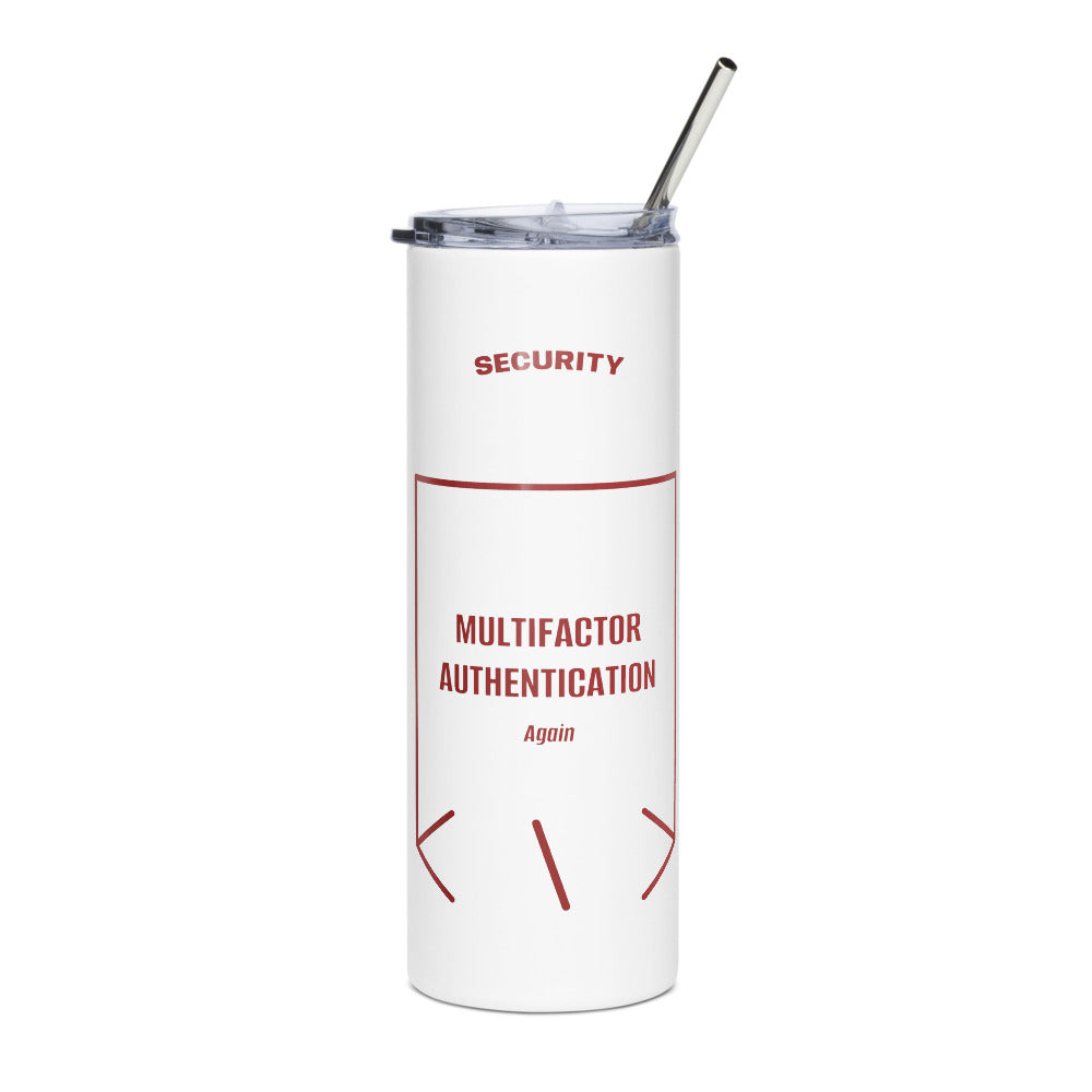 Multifactor Authentication — White Brown back mockup (20 oz)