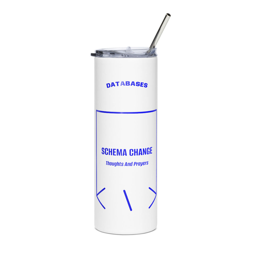 Schema Change — White Blue back mockup (20 oz)