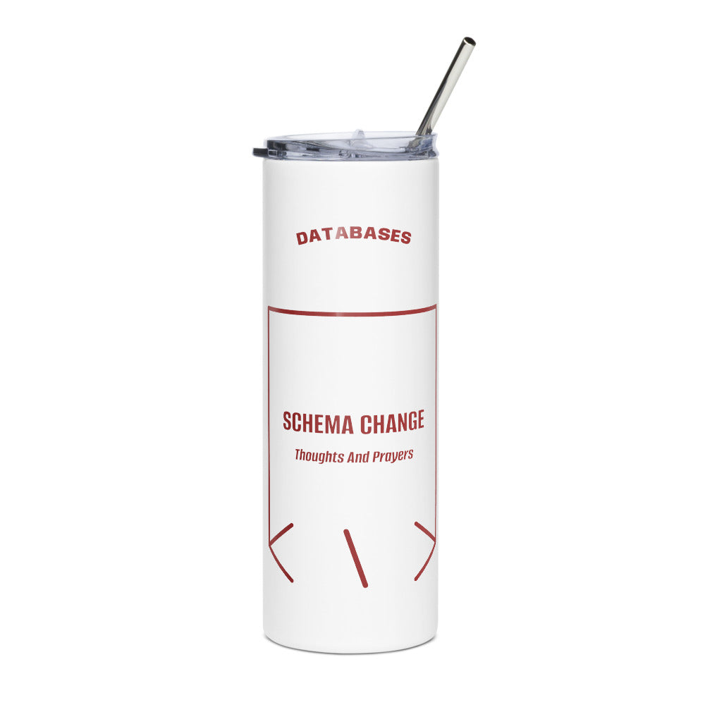 Schema Change — White Brown back mockup (20 oz)