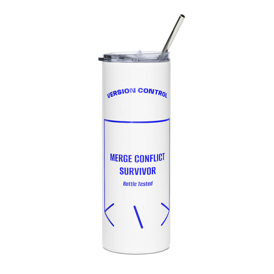 Merge Conflict Survivor — secondary back mockup