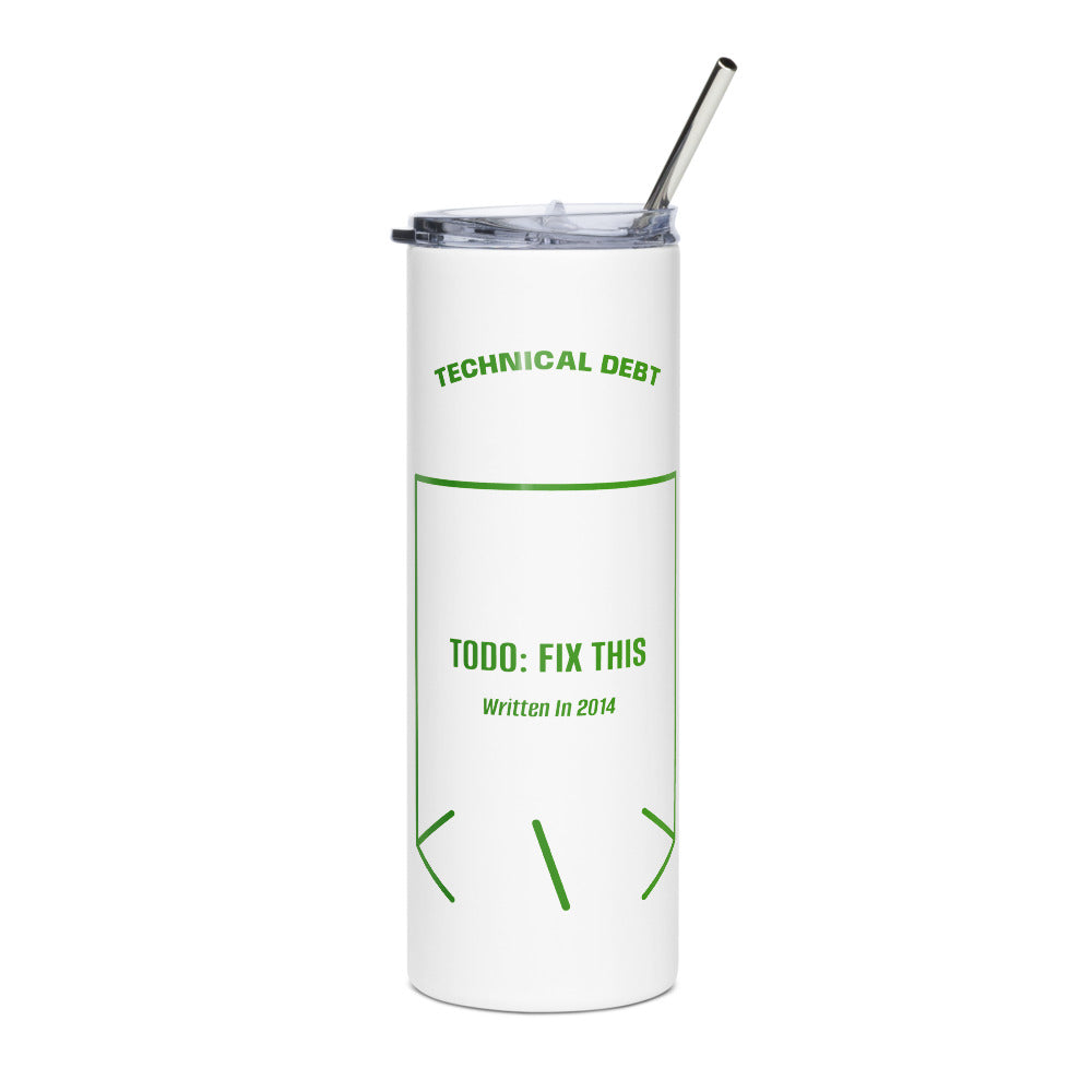 TODO: Fix This — White Green back mockup (20 oz)