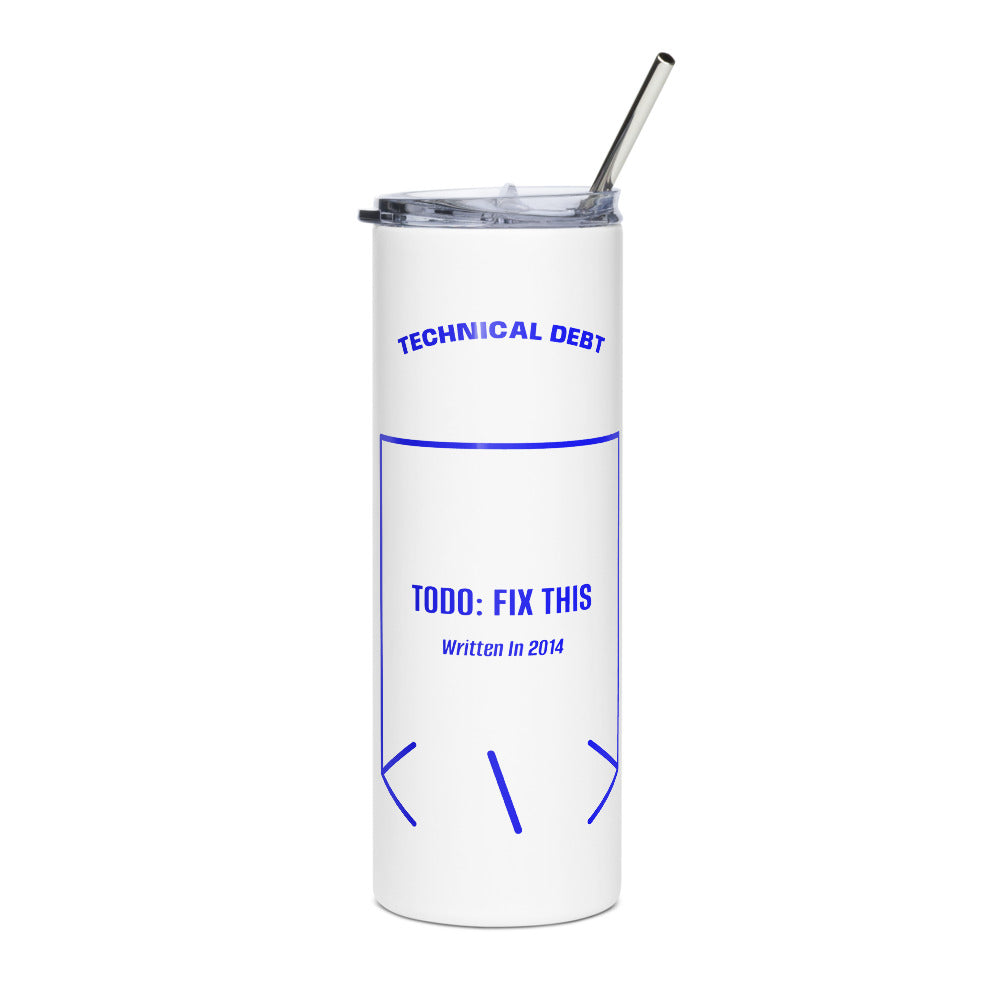 TODO: Fix This — White Blue back mockup (20 oz)